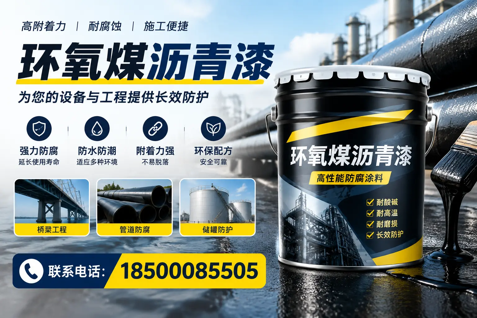 环氧煤沥青漆与其他涂料的对比分析,助力崇左企业决策