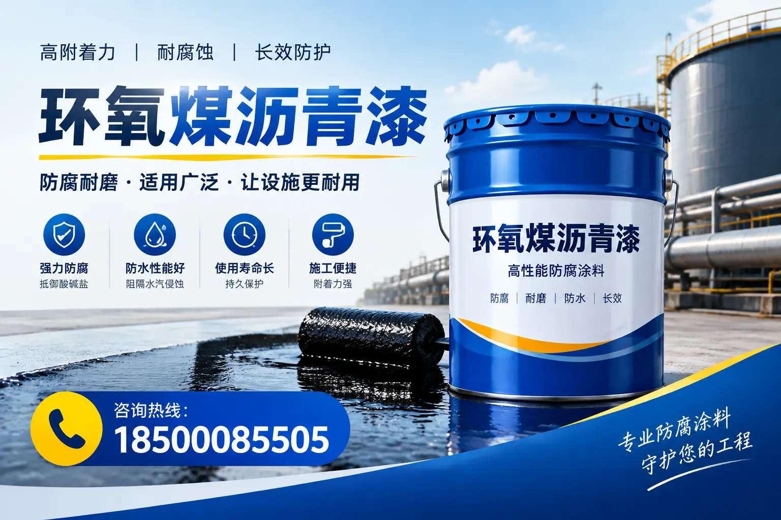 环氧煤沥青漆与其他涂料的对比分析,助力崇左企业决策